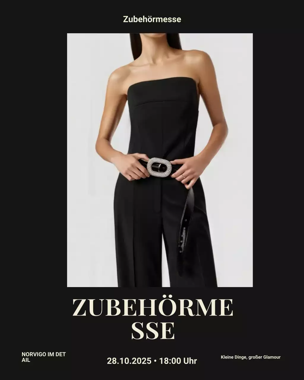 Instagram-Beitrag zum Black Elegant Fashion Event