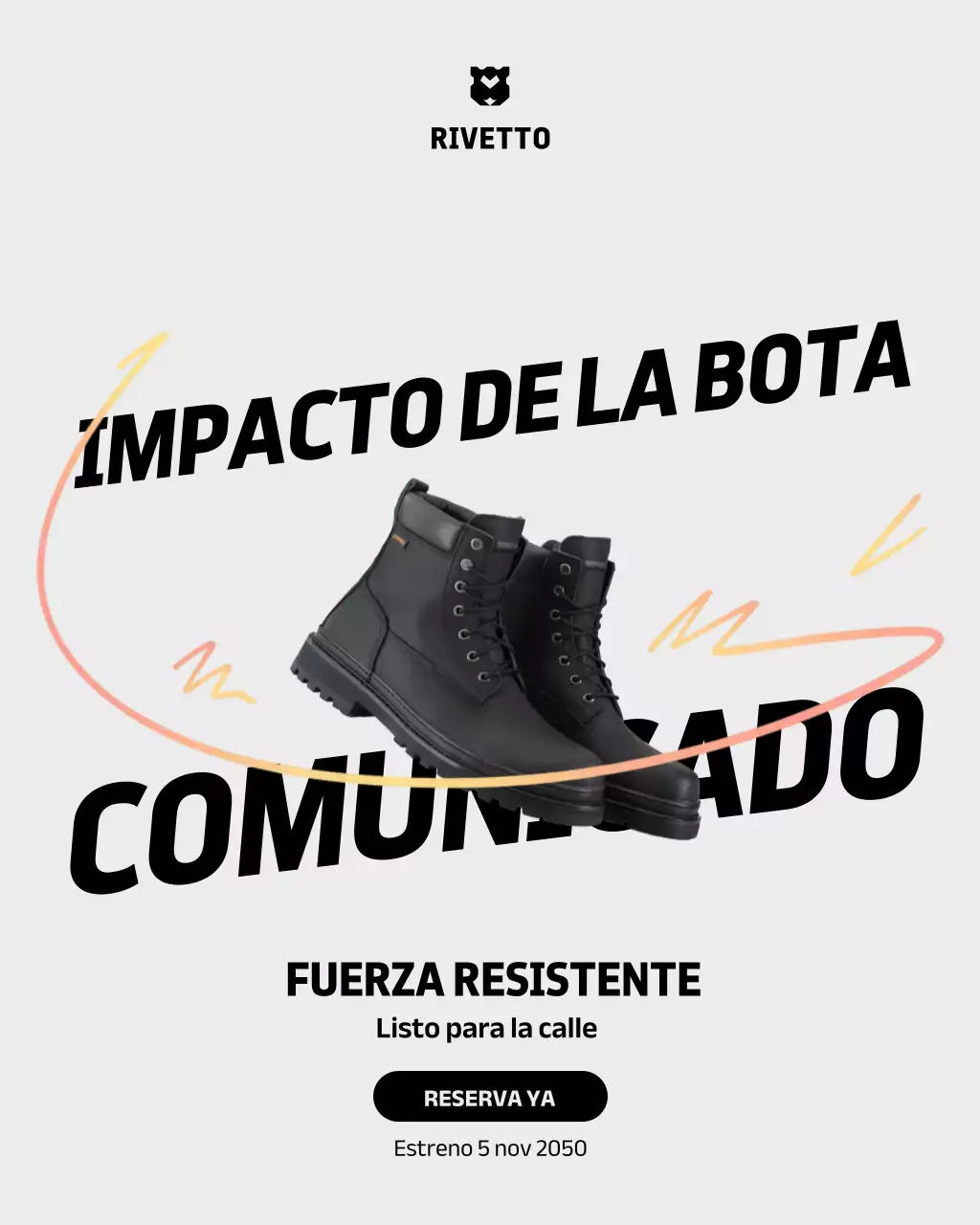 Publicidad de calzado Black Bold en Instagram