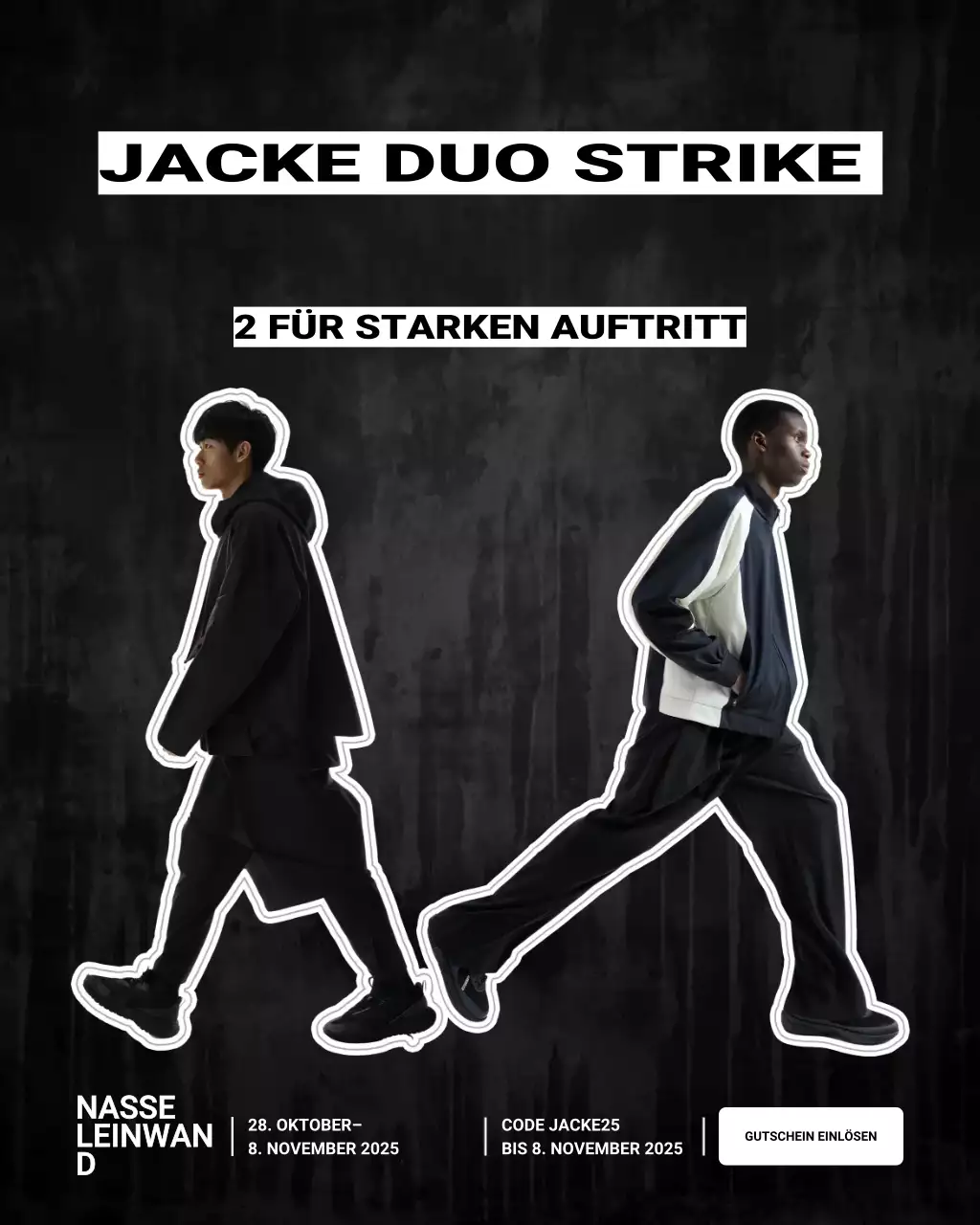 Instagram-Post zur Förderung von Black Modern Fashion