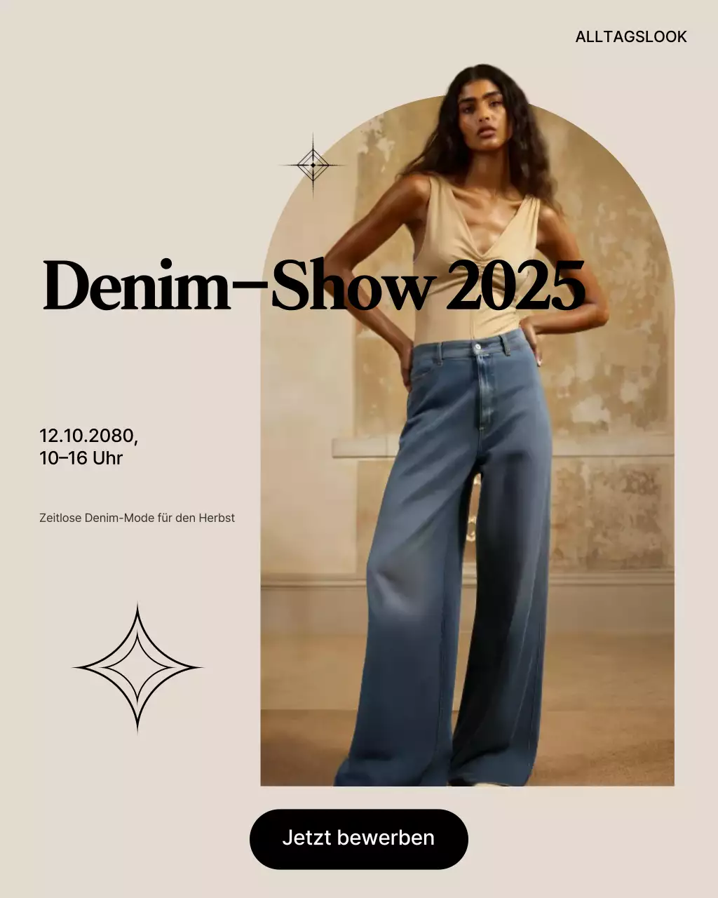 Instagram-Beitrag zum Beige Modern Fashion Event