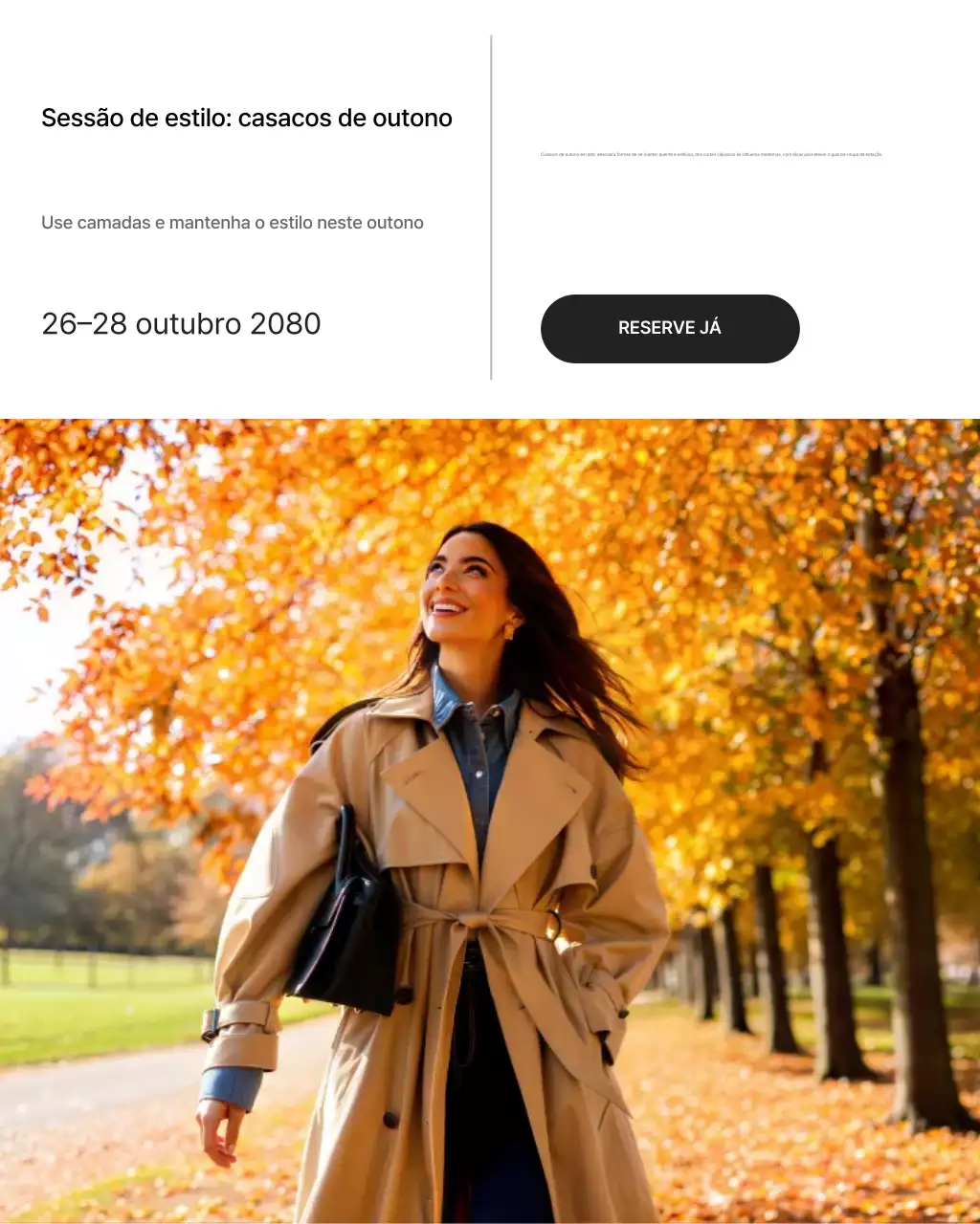 Postagem de promoção de moda moderna bege no Instagram