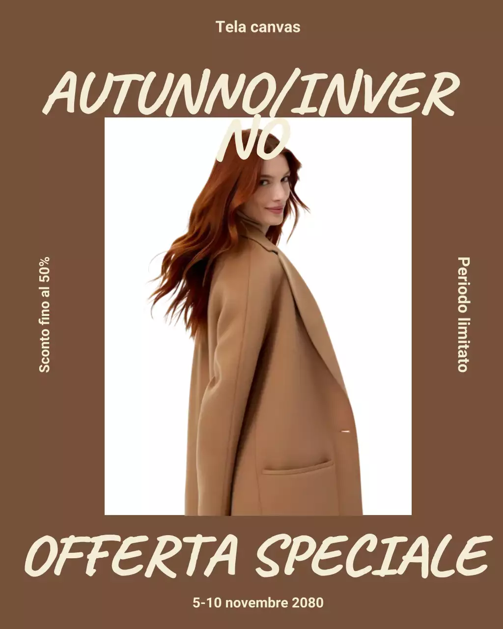 Post Instagram sulla promozione della moda moderna beige