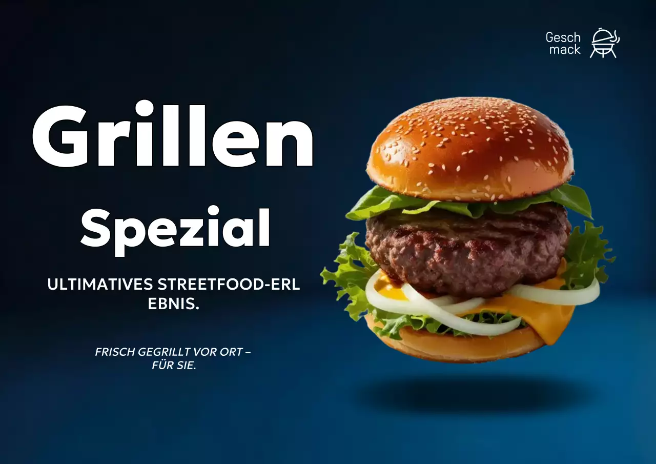 Flavor Ride BBQ-Spezialplakat