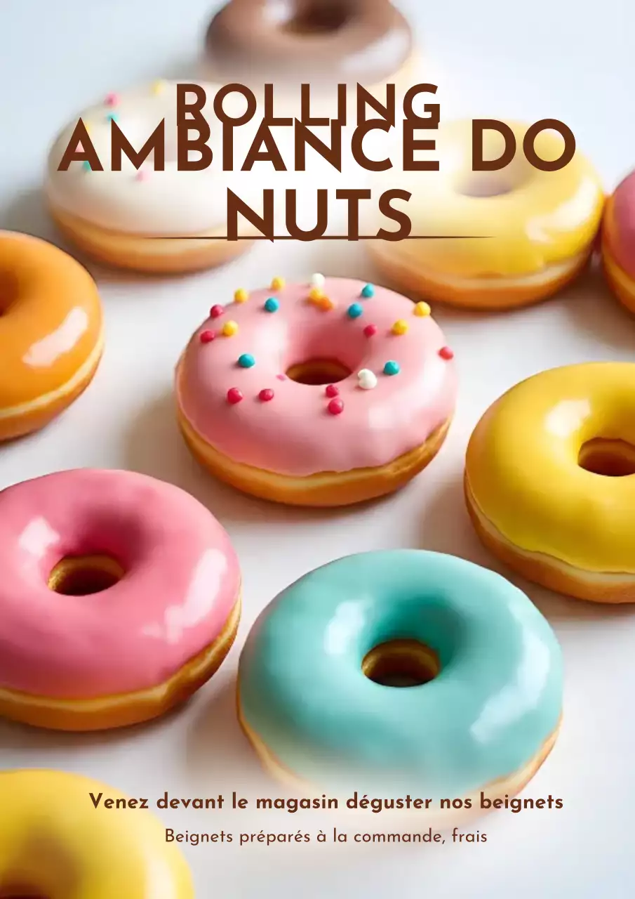 Affiche promotionnelle de Pink Trendy Donuts