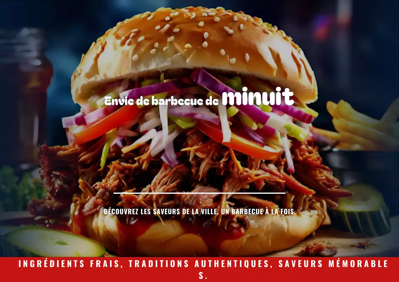 Affiche Envies de barbecue de minuit