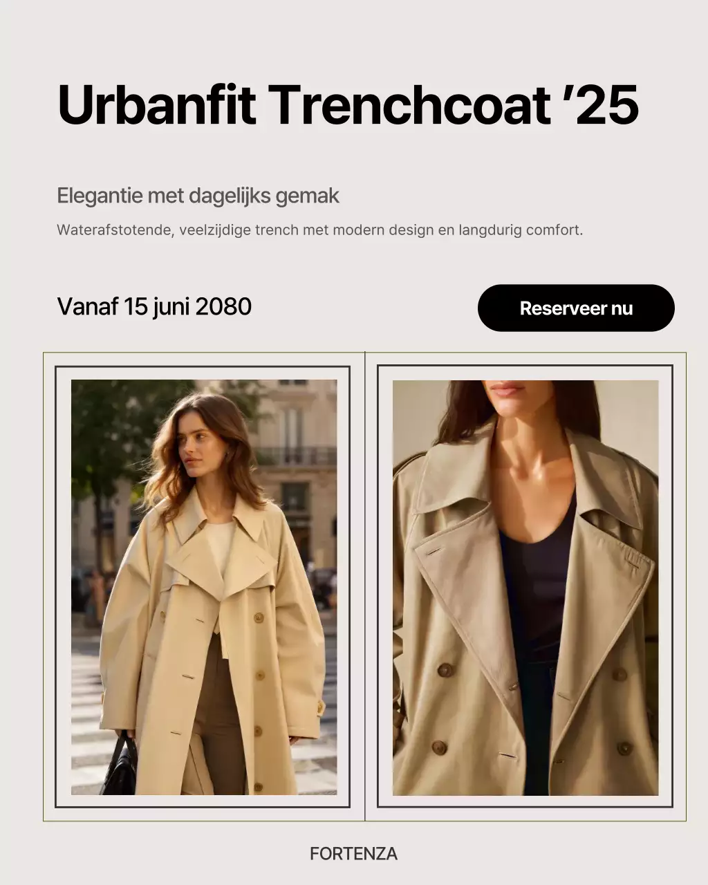 Beige moderne mode promotie Instagram-bericht