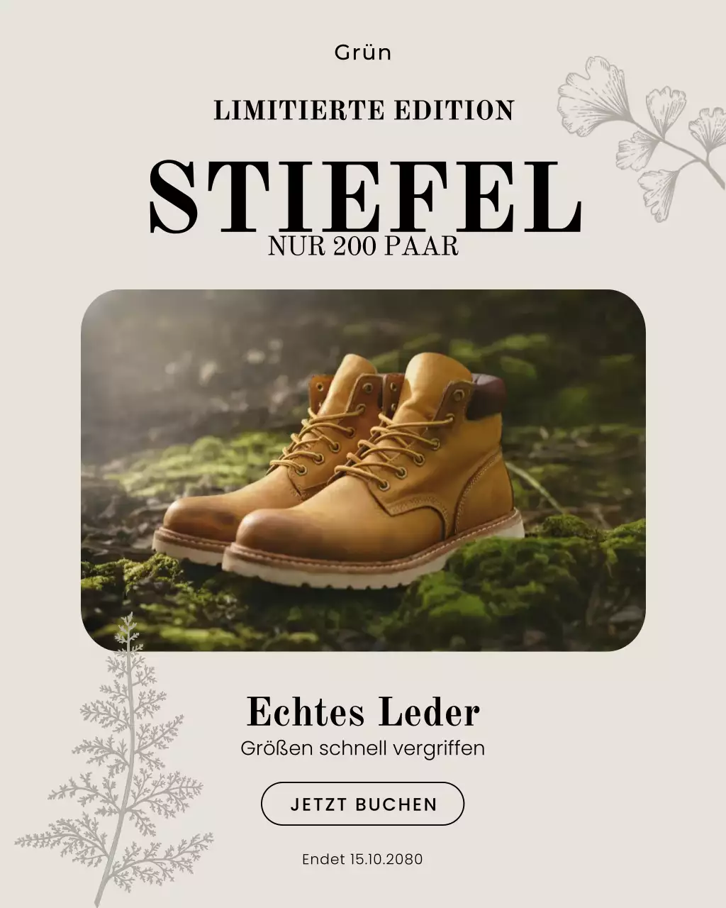 Instagram-Post zur Classic-Schuhwerbung