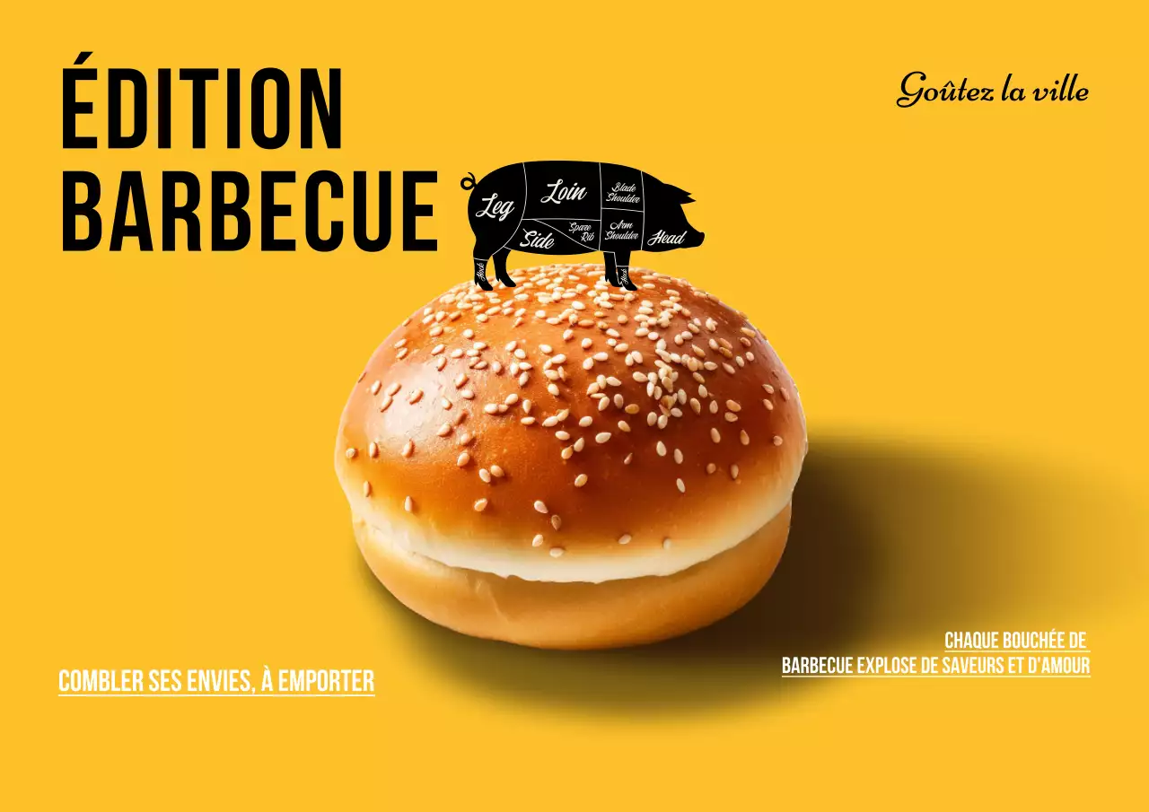 Affiche de l'édition barbecue de Taste the City