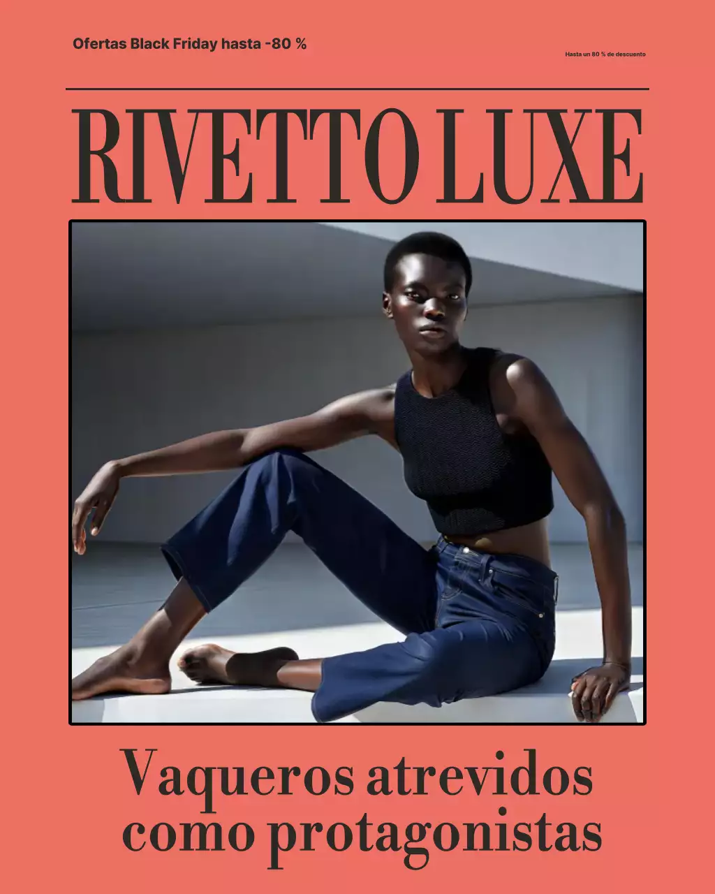 Publicación de Instagram de promoción de moda moderna en beige