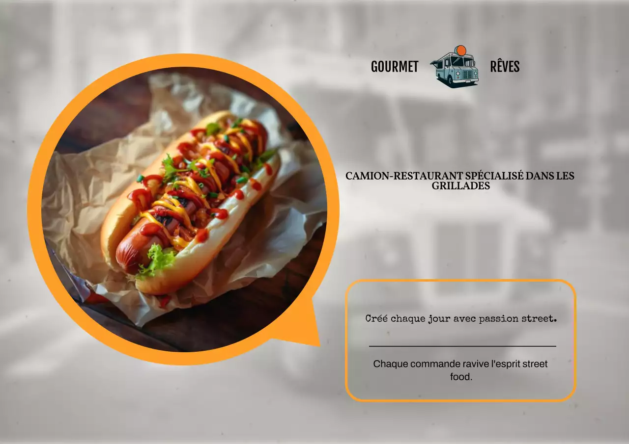 Affiche du camion barbecue Foodie Dreams