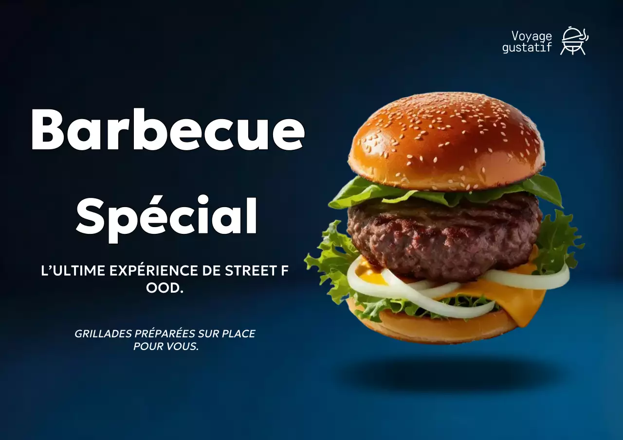 Affiche spéciale Flavor Ride BBQ