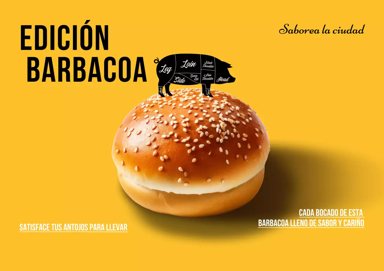 Póster de la edición BBQ de Taste the City