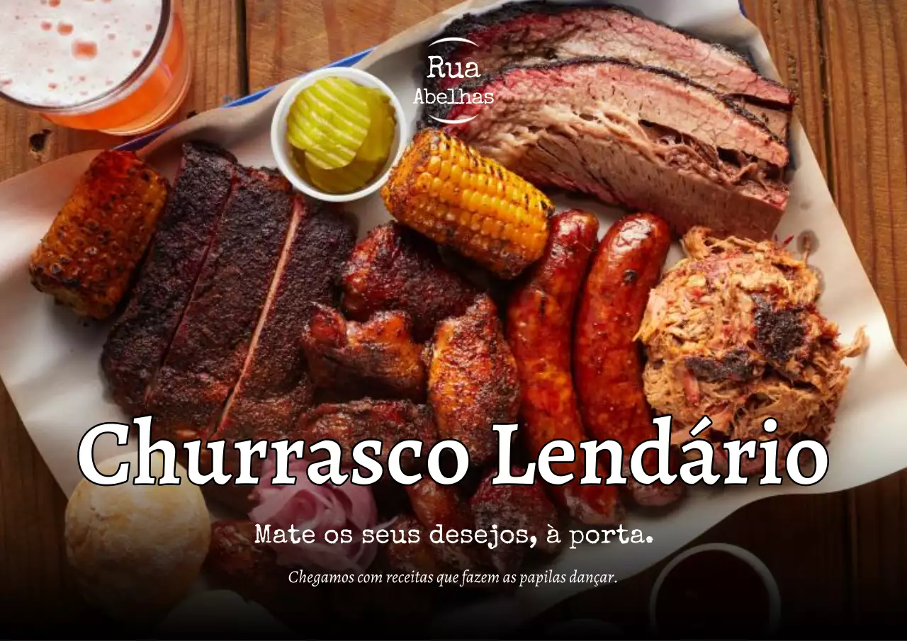 Pôster do lendário BBQ Street Bites