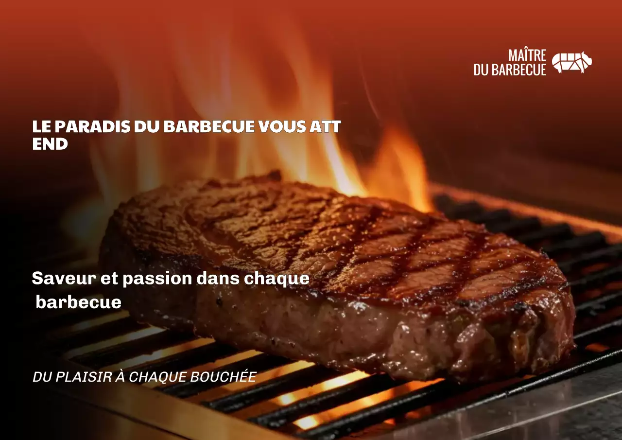 Affiche « Le paradis du barbecue vous attend »