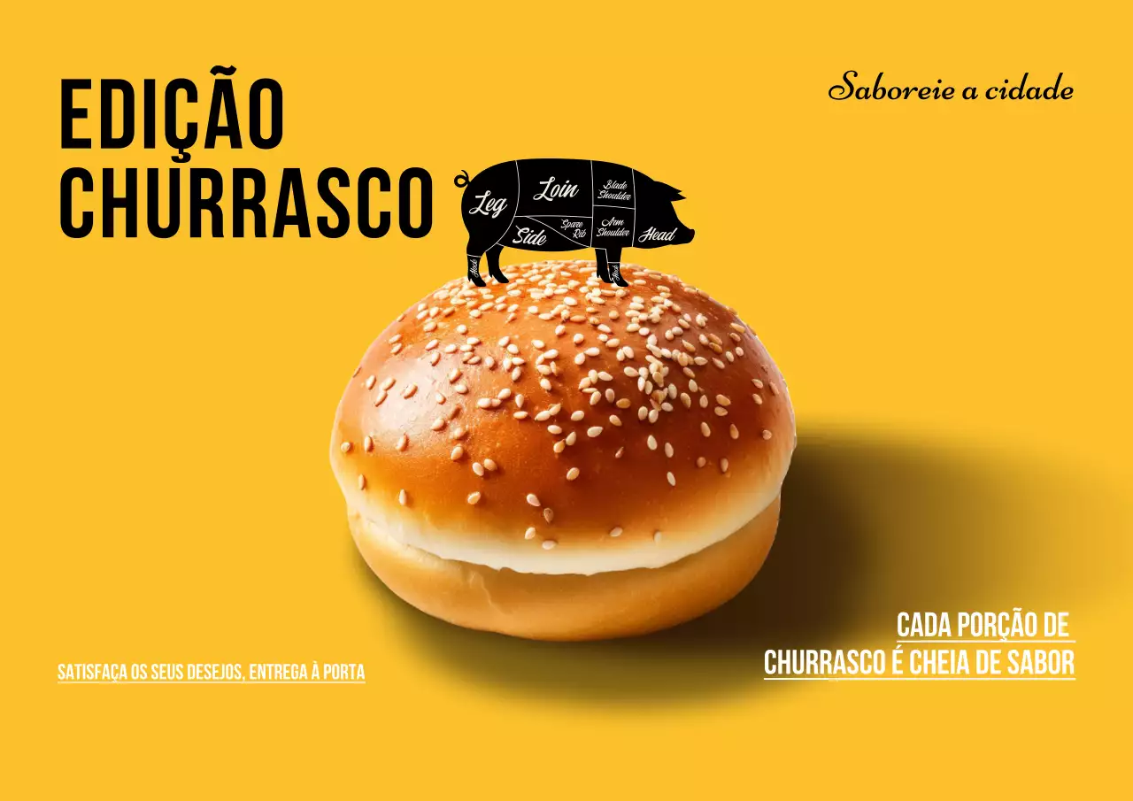 Pôster da edição Taste the City BBQ