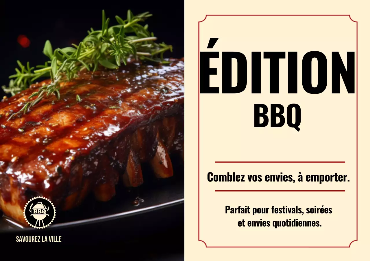 Affiche de l'édition barbecue de Taste the City