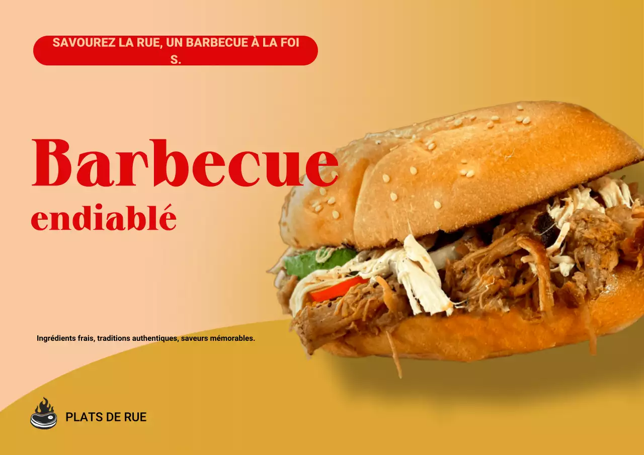 Affiche Street Eats BBQ Blast