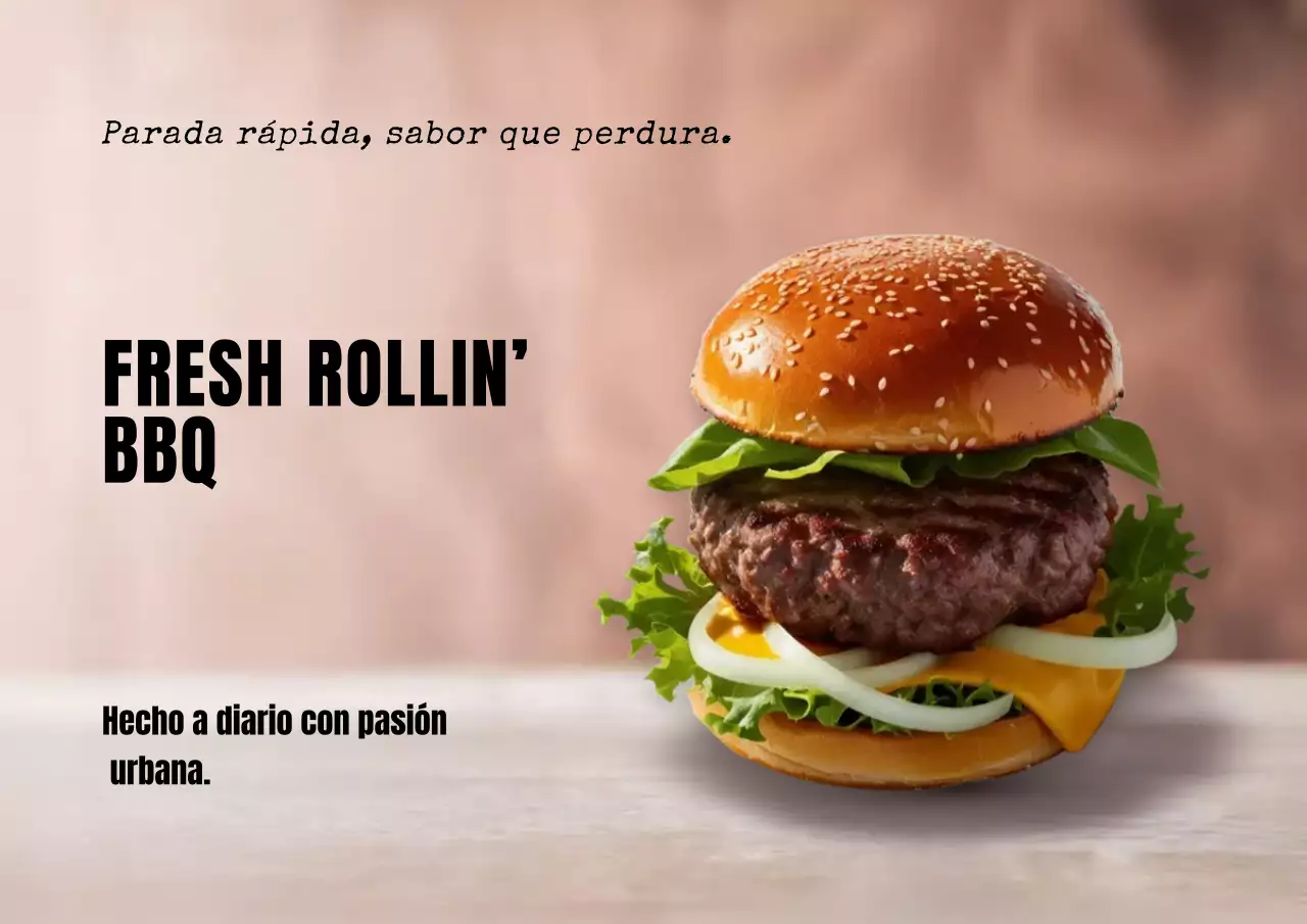 Póster de Fresh Rollin BBQ