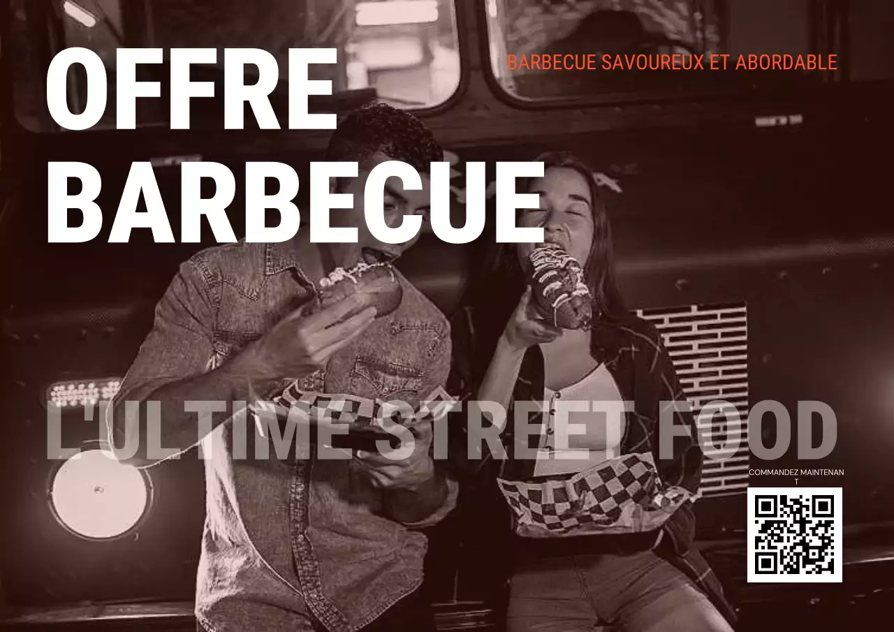 Affiche spéciale Flavor Ride BBQ