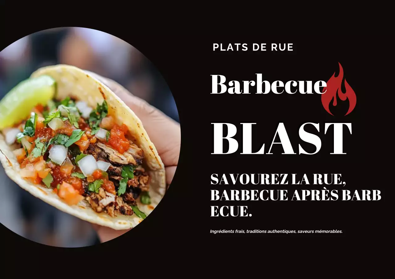 Affiche Street Eats BBQ Blast