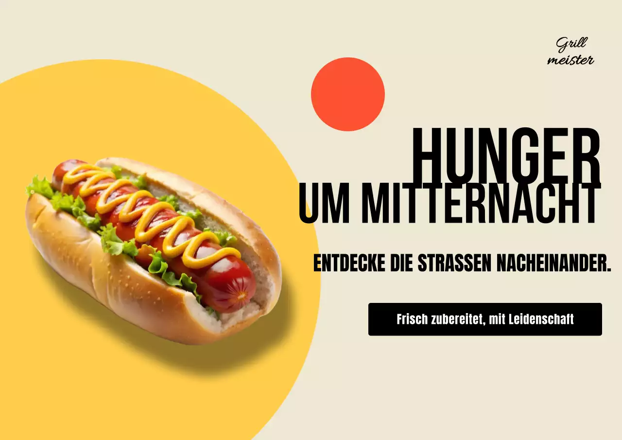 Mitternachts-BBQ-Gelüste Poster