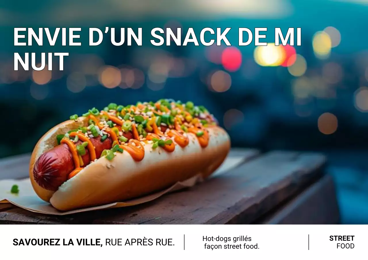 Affiche Envies de barbecue de minuit