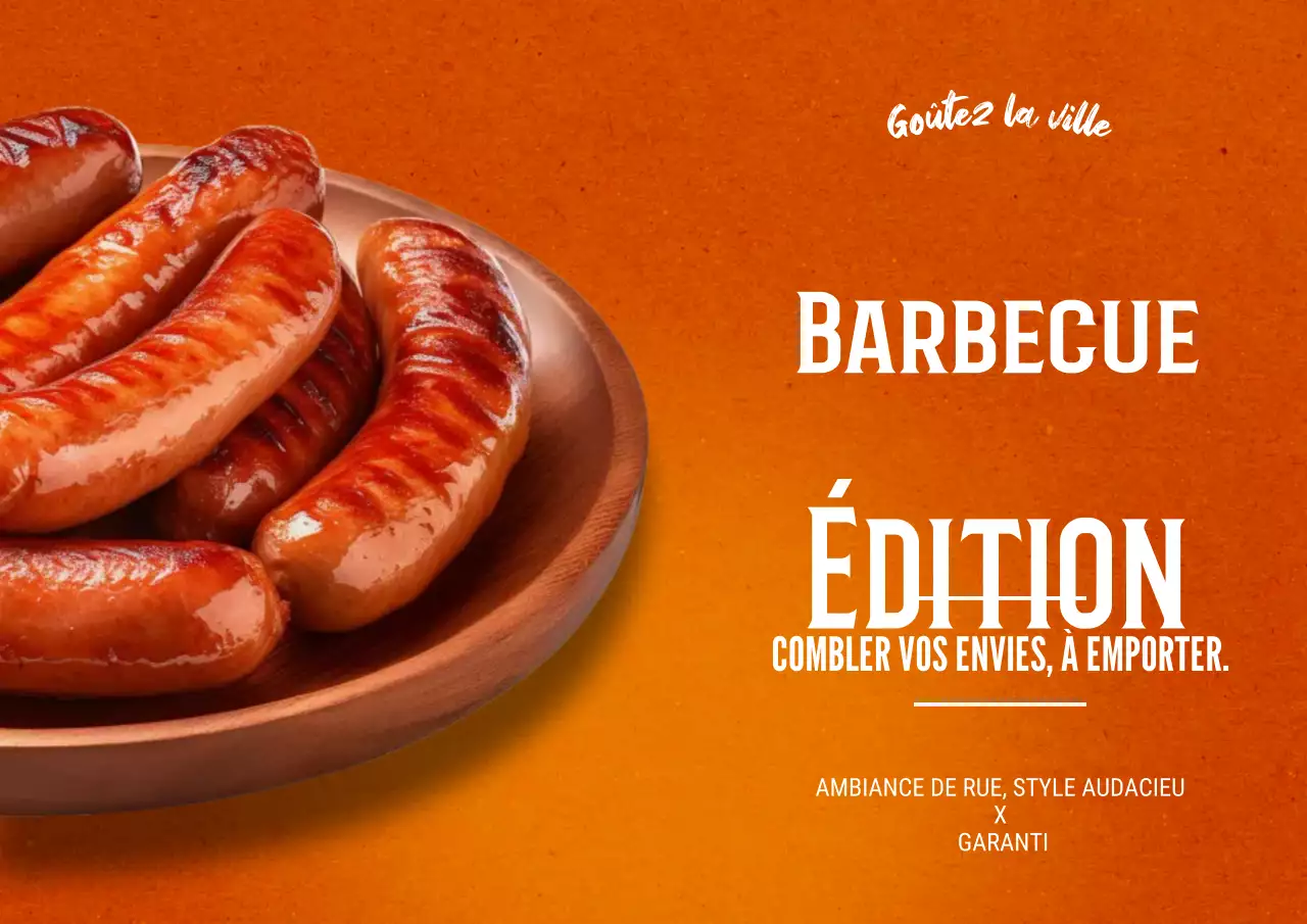 Affiche de l'édition barbecue de Taste the City