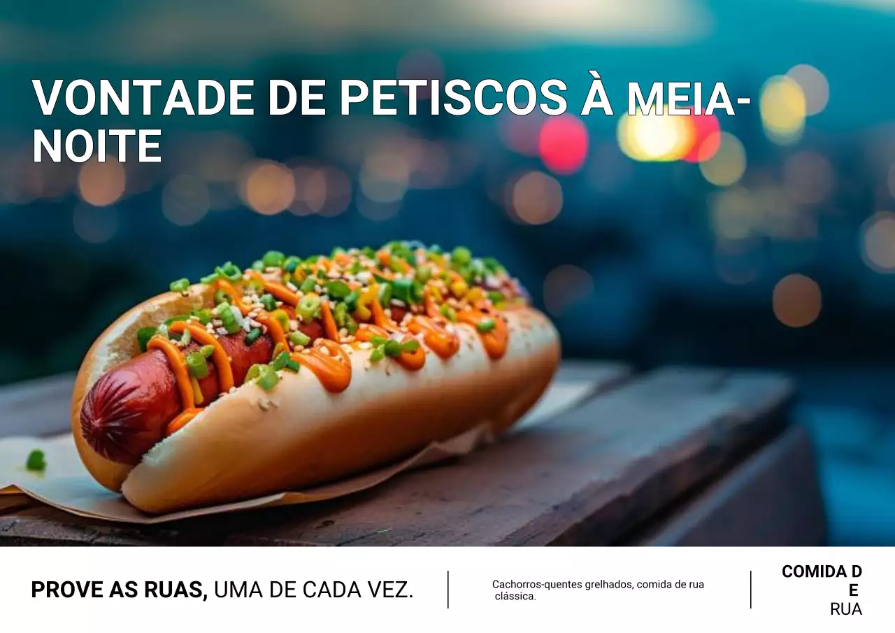Pôster Desejos de Churrasco à Meia-Noite