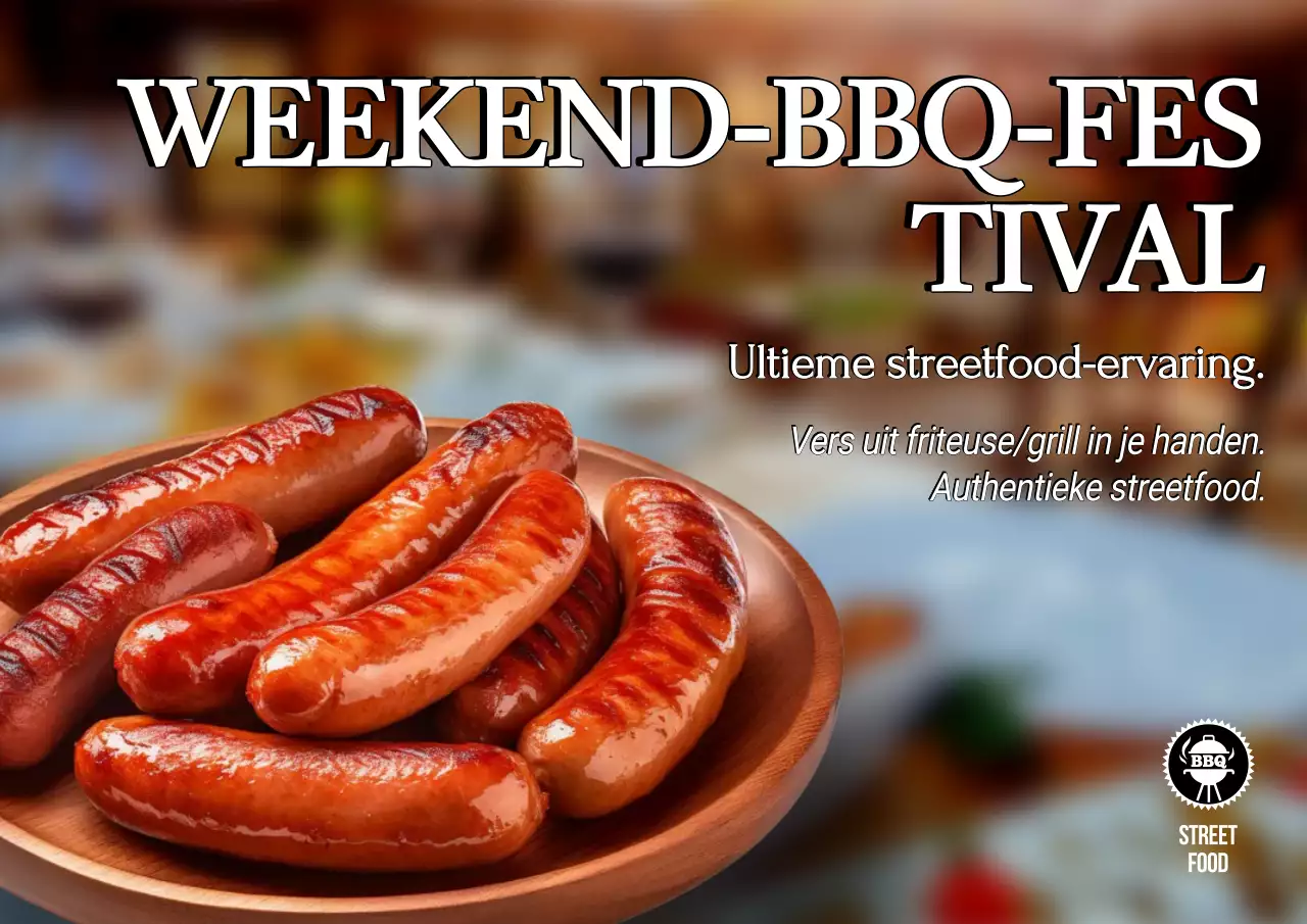 Weekend BBQ Carnaval Poster
