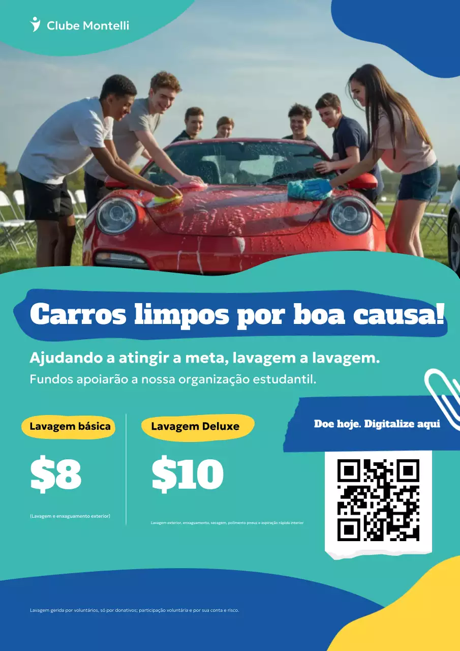 Kit de arrecadação de fundos Tosca e Blue Poster