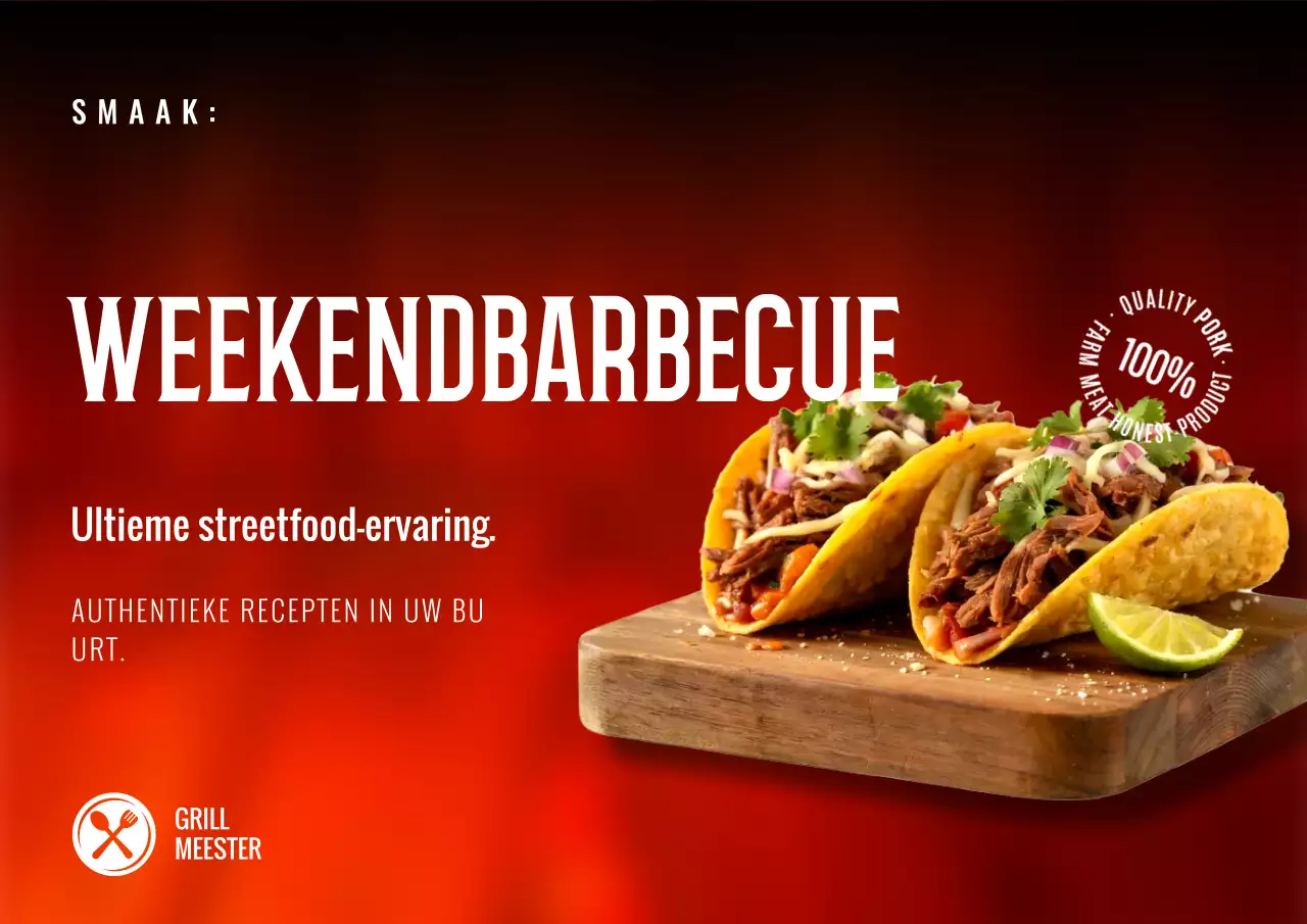 Weekend BBQ Carnaval Poster