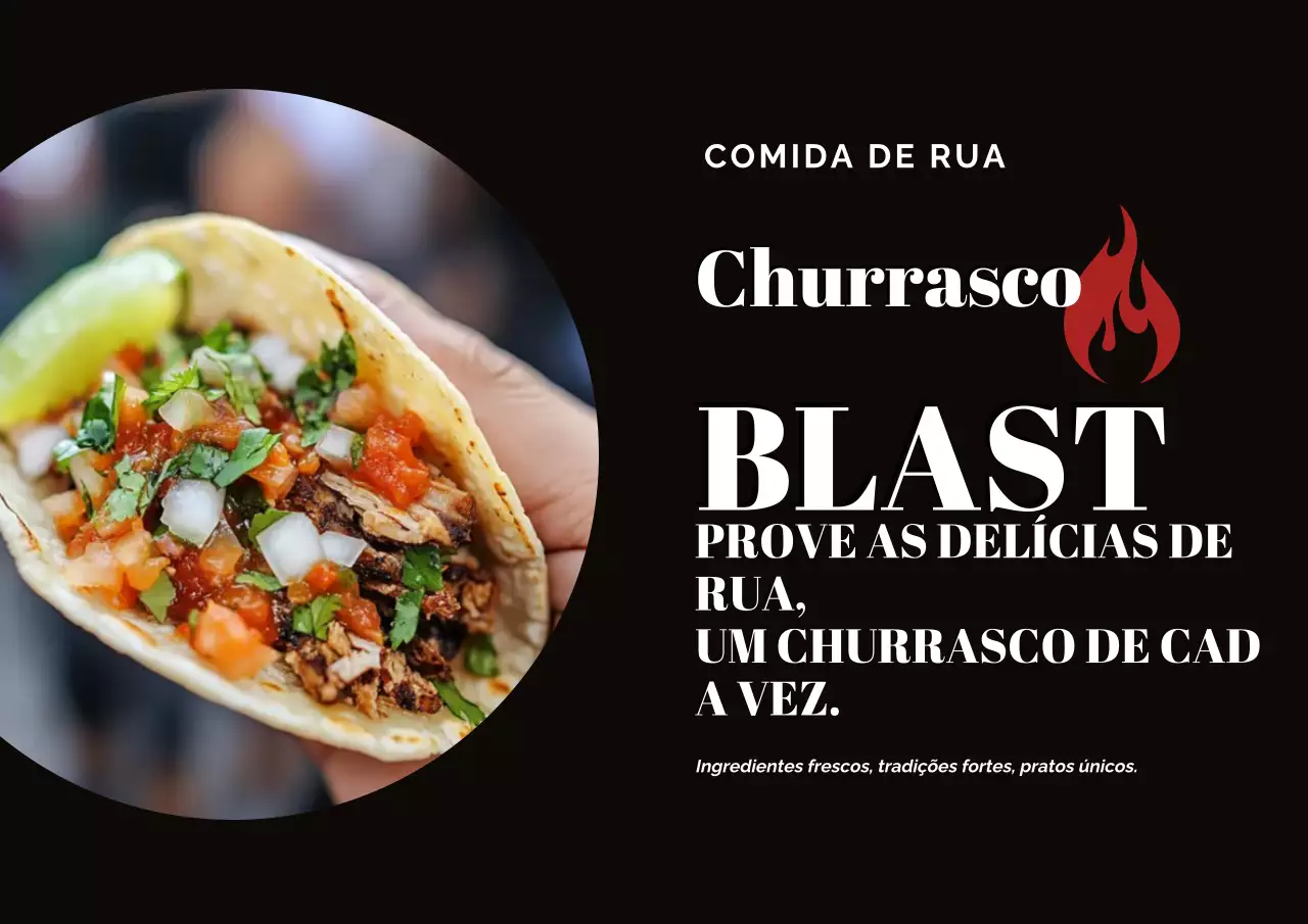 Cartaz do Street Eats BBQ Blast