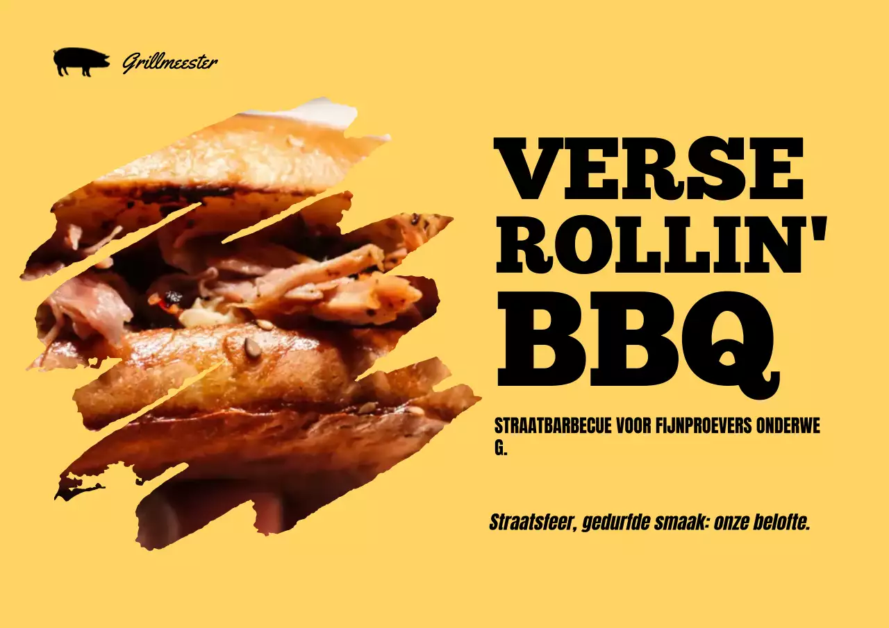 Verse Rollin BBQ-poster
