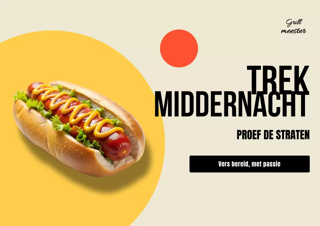 Middernacht BBQ Cravings Poster