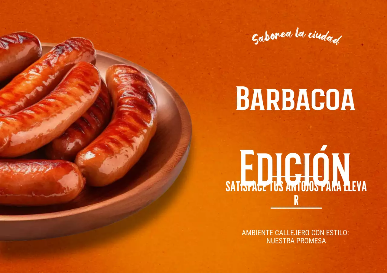 Póster de la edición BBQ de Taste the City