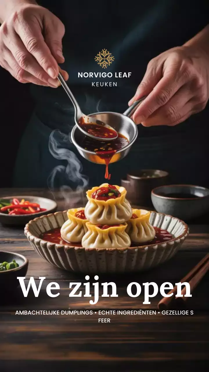 Instagramverhaal over de aankondiging van Brown Rustic Restaurant