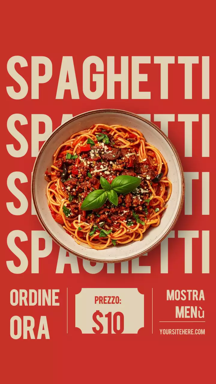 Pubblicità di Red Bold Noodles su Instagram