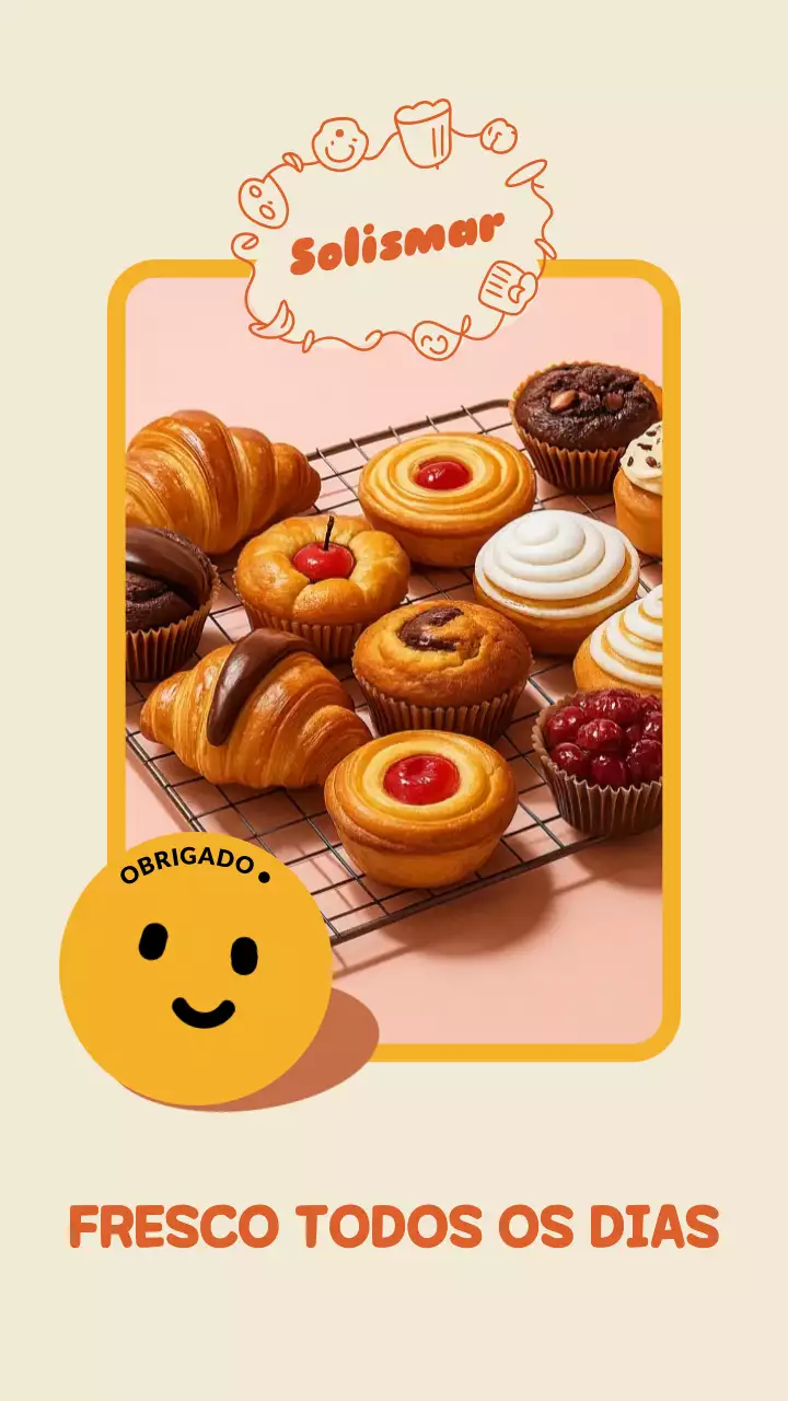 Postagem no Instagram da Bege Retro Bakery
