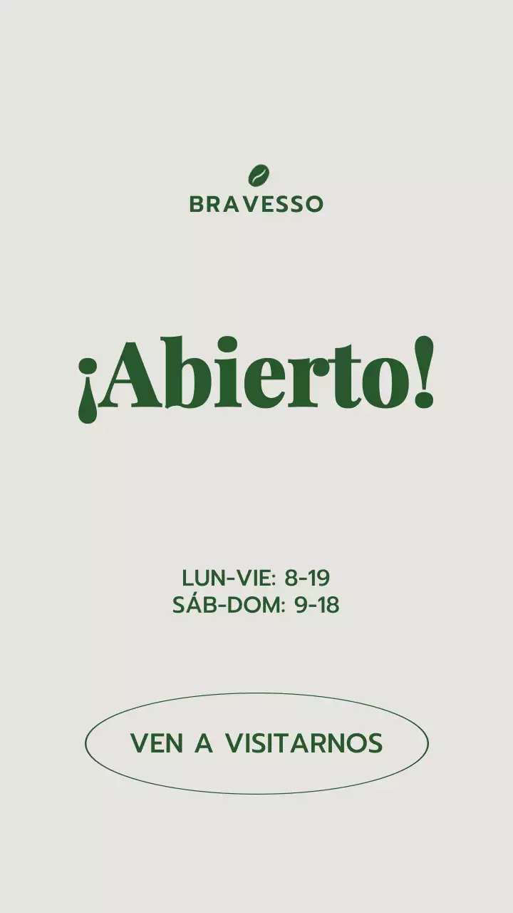 Anuncio de negocio moderno y ecológico