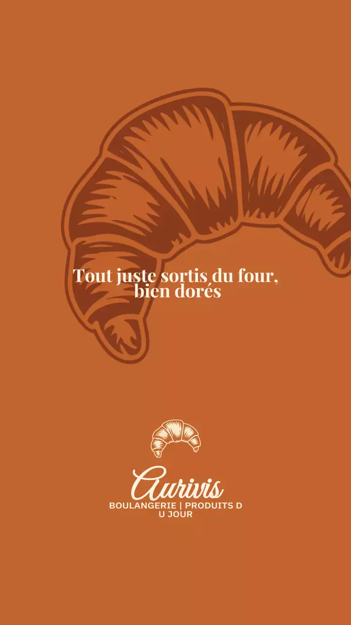 Publication Instagram de la publicité Orange Retro Bakery