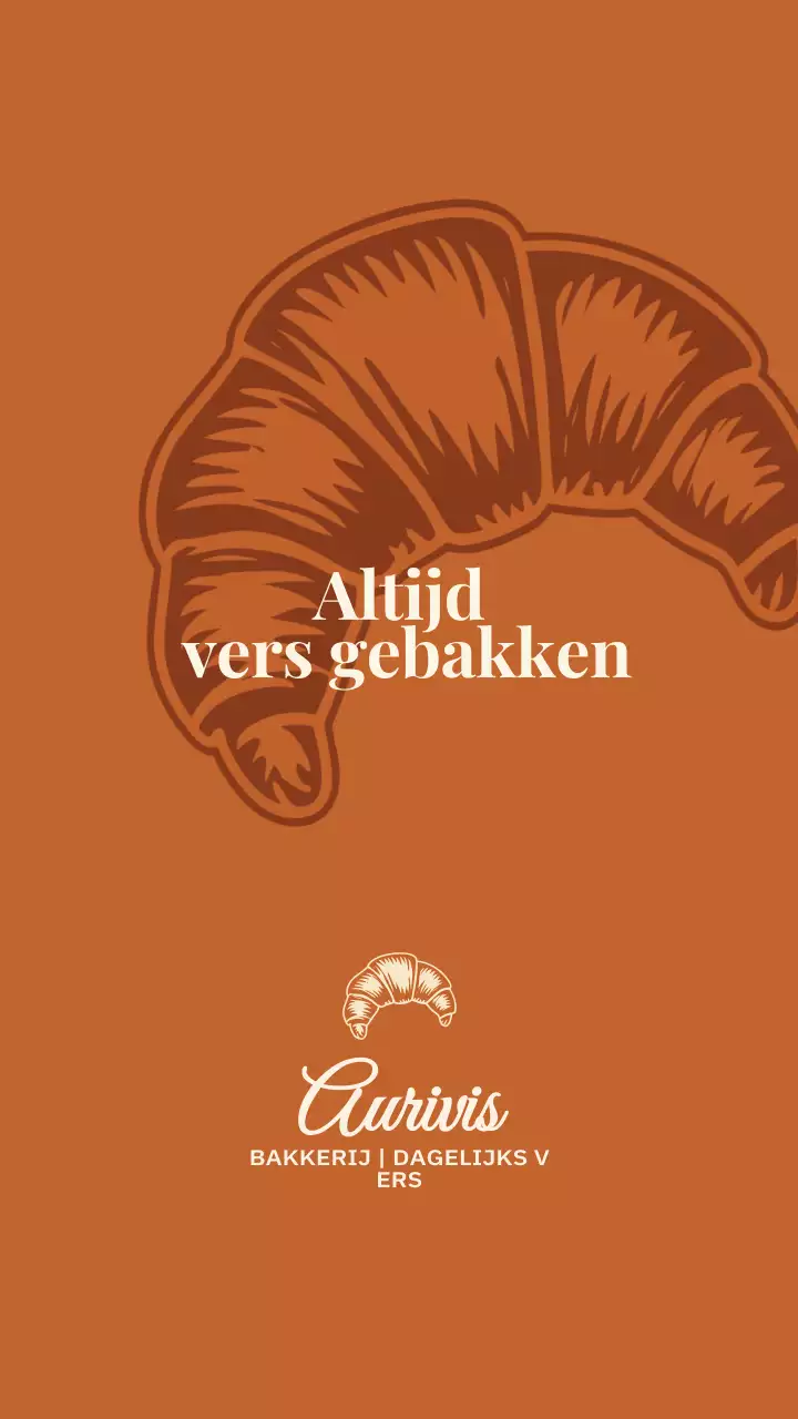 Instagram-bericht over de Orange Retro Bakery-advertentie