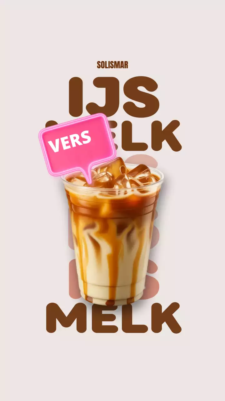 Beige moderne koffie advertentie Instagram-bericht