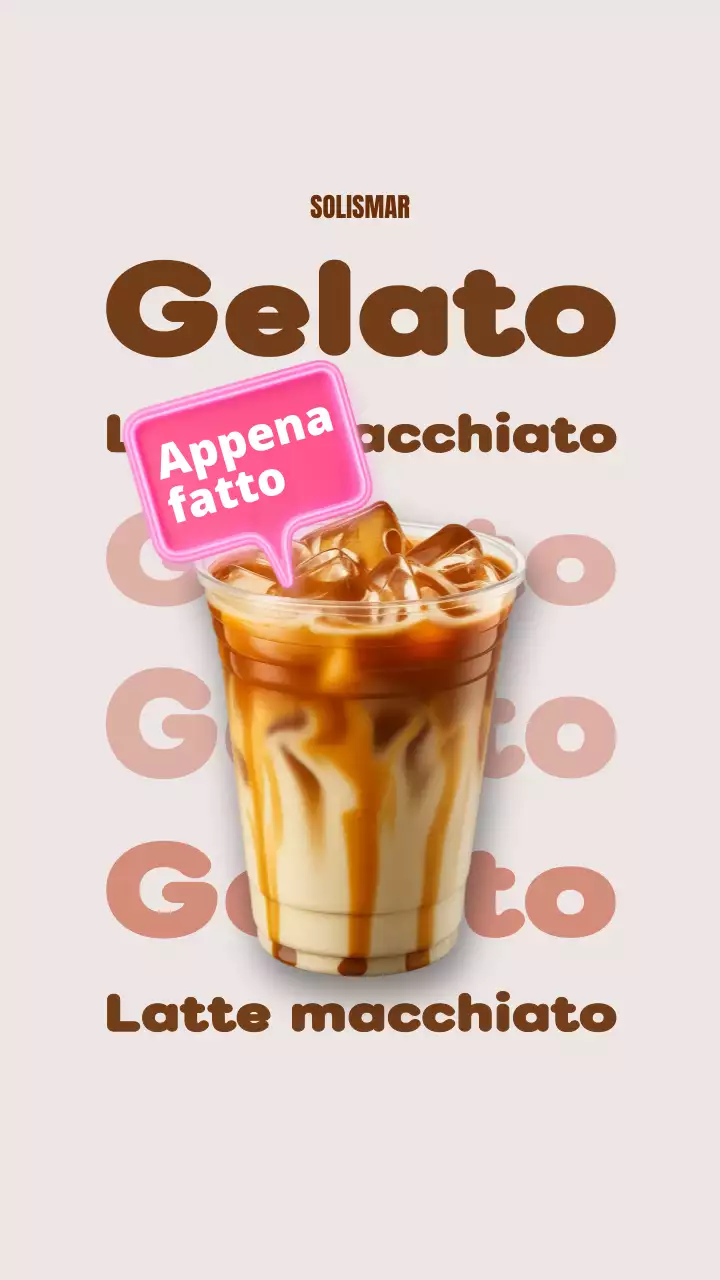 Pubblicità Beige Modern Coffee su Instagram