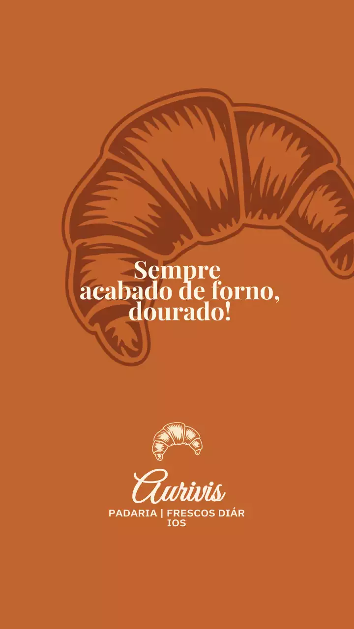 Publicidade no Instagram da Orange Retro Bakery