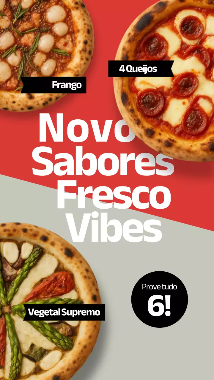 Publicação no Instagram do anúncio da Red Modern Pizza
