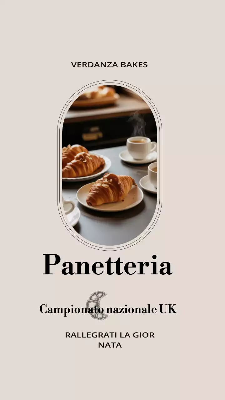 Post di Instagram sulla promozione della Beige Elegant Bakery