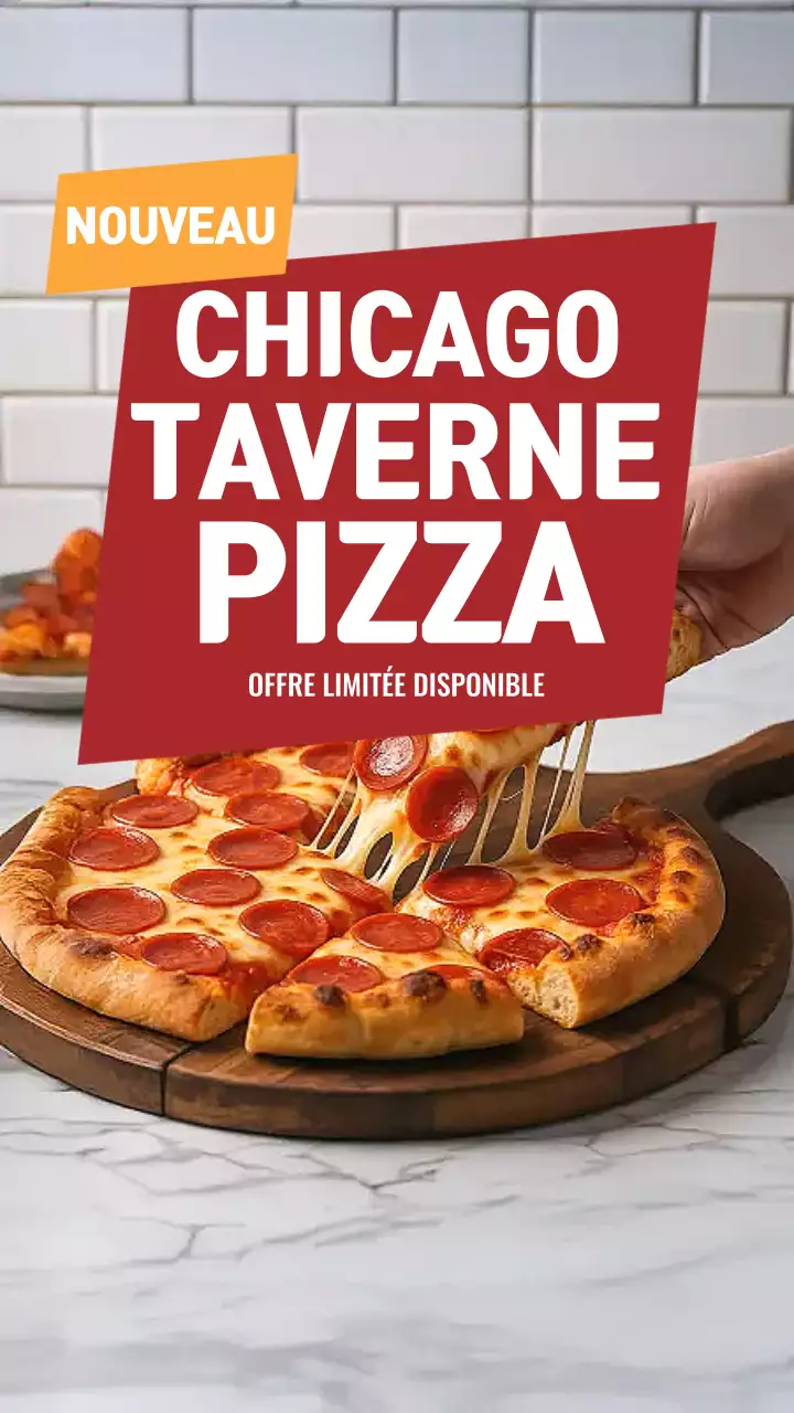 Publication Instagram promotionnelle de Red Bold Pizza