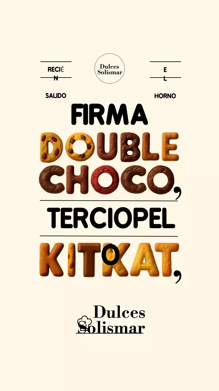 Publicación de Instagram de promoción de panadería moderna beige