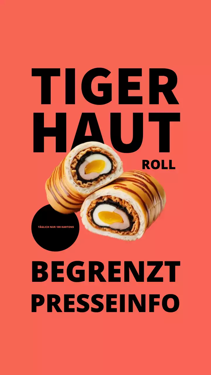 Instagram-Story zur Orange Modern Food-Promotion