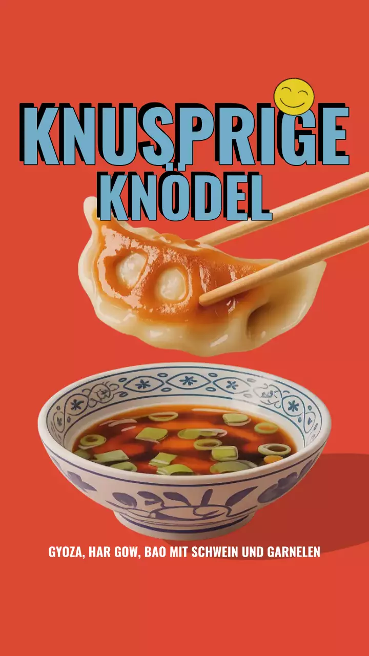 Instagram-Story zur Red Bold Dumpling-Werbung